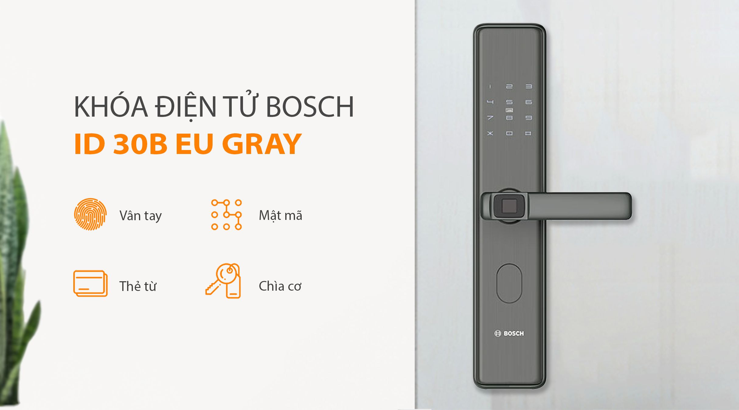 Cách mở khóa BOSCH ID 30B EU GRAY